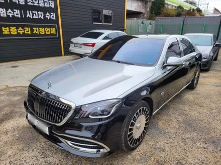 메르세데스 벤츠 w222 마이바흐 S클래스 듀오톤 랩핑 / 부산 해운대구
