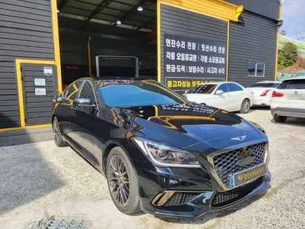 부산해운대썬팅 제네시스 G80 글라스틴트 썬셋Q 시공 / 부산 해운대구