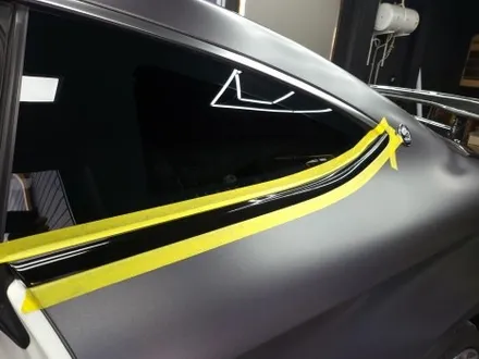 메르세데스 벤츠 C 클래스 쿠페 크롬 죽이기 랩핑 시공 w205 C63 AMG / 부산 해운대구