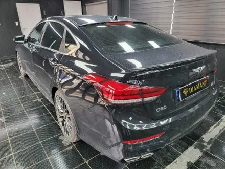 부산해운대썬팅 제네시스 G80 글라스틴트 썬셋Q 시공 / 부산 해운대구