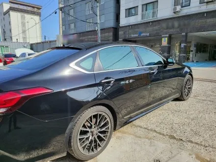부산해운대썬팅 제네시스 G80 글라스틴트 썬셋Q 시공 / 부산 해운대구