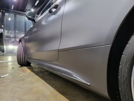 메르세데스 벤츠 w205 C63s AMG 3M2080 사틴 다크 그레이 전체 랩핑 시공 / 부산 해운대구
