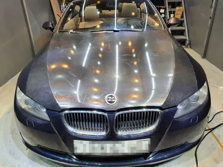부산 송정 기장 BMW E93 335i 컨버터블 보닛 6D카본 랩핑 시공 / 부산 해운대구