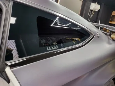 메르세데스 벤츠 C 클래스 쿠페 크롬 죽이기 랩핑 시공 w205 C63 AMG / 부산 해운대구