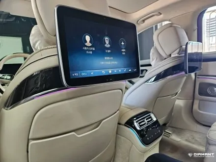 부산해운대벤츠튜닝 W223 S클래스 실내 피아노트림,엑티브 엠비언트,4D 부메스터까지 한번에 시공완료 / 부산 해운대구
