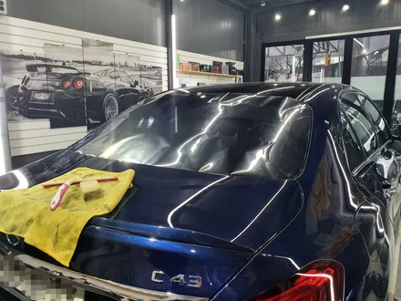 벤츠 W205 C43 AMG 전체 글라스틴트 썬셋 썬팅 시공 / 부산 해운대구