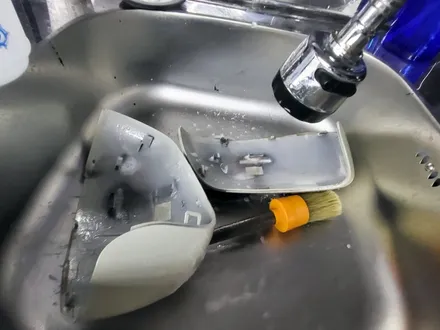 부산 해운대 송정 기장 랩핑 전문점 디아만트 마스터샵 기아 올뉴 모닝 보닛 사이드 미러 부분 포인트 랩핑 / 부산 해운대구