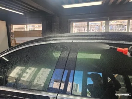 부산해운대랩핑 벤츠 W223 비닐프로그 고광택PET 전체랩핑시공 / 부산 해운대구