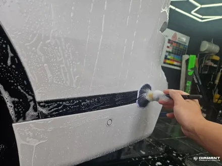 부산해운대랩핑 BMW X7 사고수리 3M2080사틴블랙 재랩핑 시공완료 / 부산 해운대구