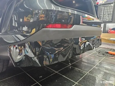 부산해운대랩핑 렉서스 NX 프론트립 리어디퓨져 포인트랩핑엠블럼 스모그필름 시공완료 / 부산 해운대구