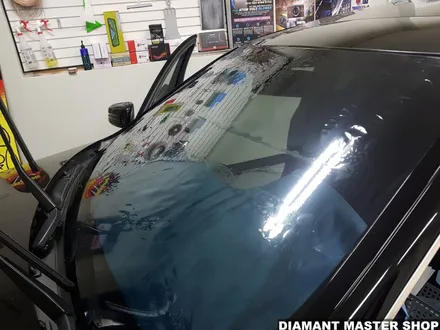 부산 썬팅/기장 썬팅/송정 썬팅/부산 디아만트 마스터샵/벤츠 W212 E클래스 63 AMG/전면 글라스 틴트 로데 35% 재시공!! / 부산 해운대구