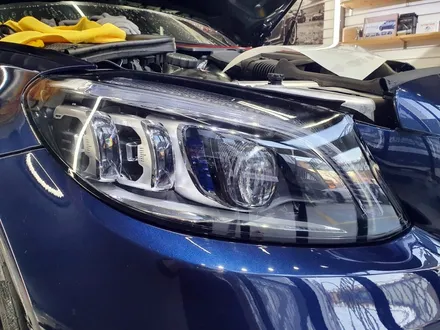 벤츠 W205 C43 AMG 보닛 , 생활보호 PPF 테일램프 스모그필름 시공 / 부산 해운대구