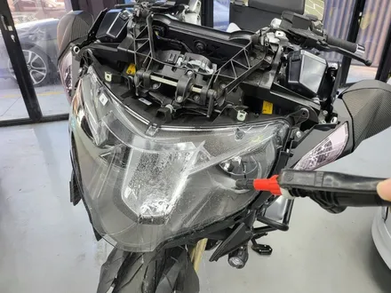 부산 송정 기장 일광 PPF 전문점 디아만트 마스터샵 BMW RT1250 헤드라이트 PPF 시공 / 부산 해운대구
