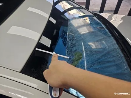 부산해운대썬팅 BMW G30 530i 글라스틴트 썬셋 전면 썬팅 재시공 / 부산 해운대구