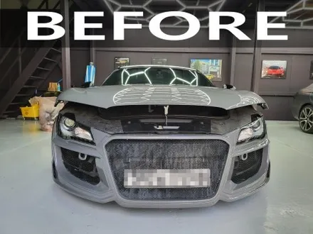 아우디 R8 V10 스파이더 레귤러 바디킷 포인트 랩핑 / 부산 해운대구