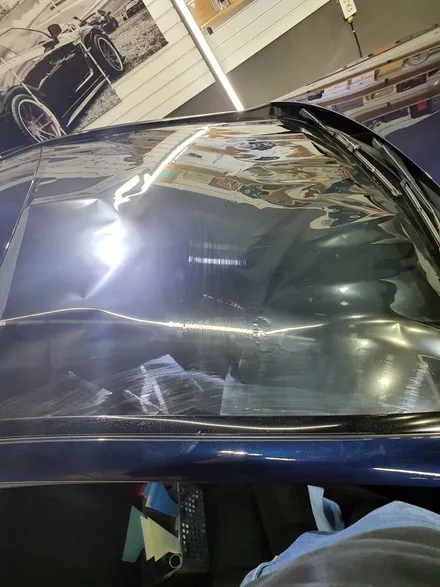 벤츠 W205 C43 AMG 전체 글라스틴트 썬셋 썬팅 시공 / 부산 해운대구