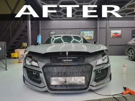 아우디 R8 V10 스파이더 레귤러 바디킷 포인트 랩핑 / 부산 해운대구