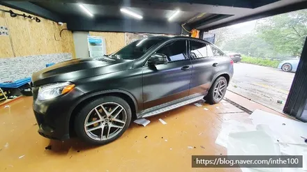 전주랩핑 벤츠 GLE 350d 에이버리 슈프림 사틴블랙 전체랩핑 전주전체랩핑 전주 제로모션 / 전주시 덕진구 팔복동
