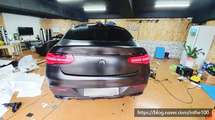 전주랩핑 벤츠 GLE 350d 에이버리 슈프림 사틴블랙 전체랩핑 전주전체랩핑 전주 제로모션 / 전주시 덕진구 팔복동