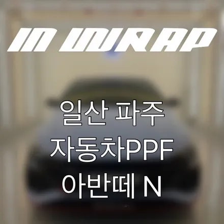 일산 파주 자동차PPF 랩핑샵 인랩 / 파주시 산남동