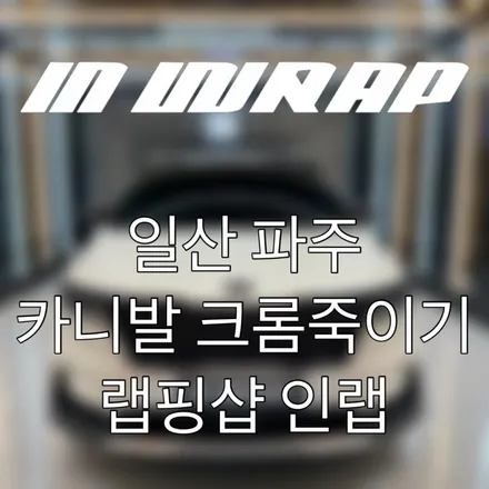 일산 파주 KA4 카니발 크롬죽이기 , 투톤랩핑 / 파주시 산남동