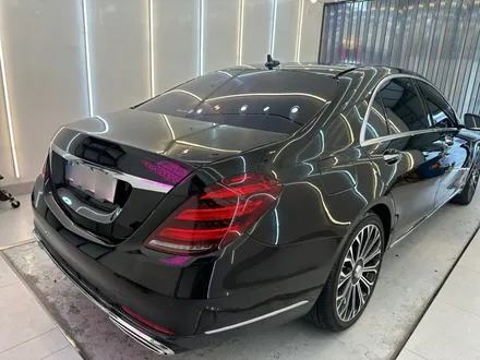 [파주일산랩핑]  인랩 벤츠 S63 AMG W222 듀오톤,실내우드작업 / 파주시 산남동