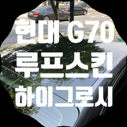 제네시스 G70 루프스킨 [하이그로시 자가복원 노블림] / 서울 서대문