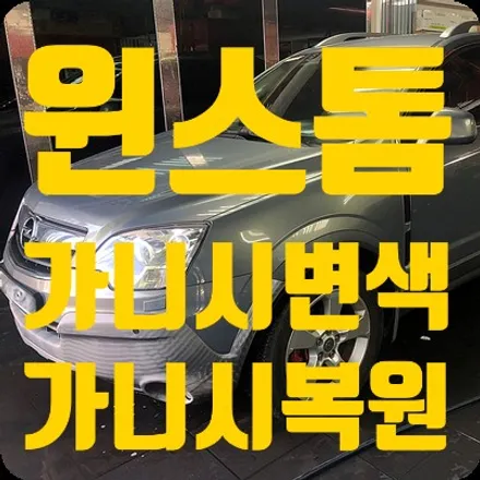 윈스톰 맥스 가니시복원 변색이된 플라스틱 복원기 / 서울 서대문