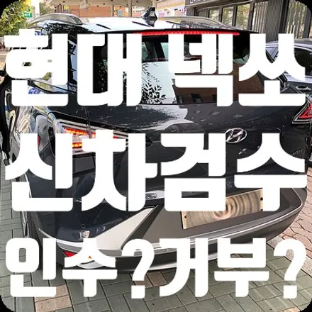 현대 넥쏘 신차검수 인수될까? 인수거부될까? / 서울 서대문