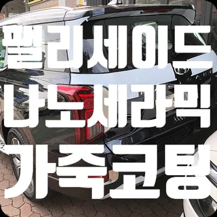 팰리세이드 시트 가죽코팅 나노세라믹코팅 레더 / 서울 서대문