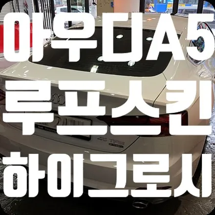 아우디A5 루프스킨 [자가복원 하이그로시 노블림] / 서울 서대문