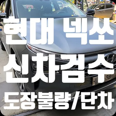 현대 넥쏘 수소차 신차검수 / 서울 서대문
