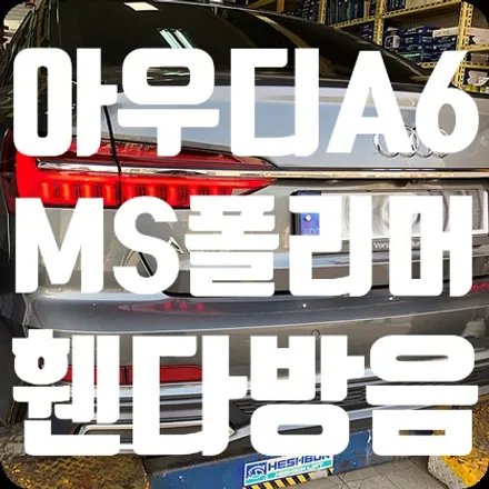 아우디A6 휀다방음 + MS폴리머 [시카가드] / 서울 서대문