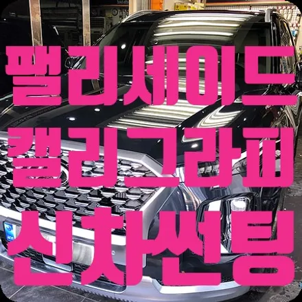 팰리세이드 캘리그라피 신차썬팅 [SKC 마스터즈35% / 스페셜플러스 15%] / 서울 서대문