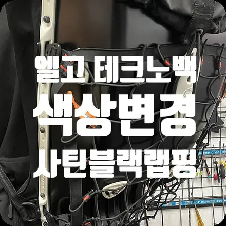 엘고 ergo 테크노백 랩핑 [사틴블랙] / 서울 서대문