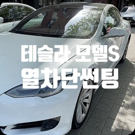 썬팅전문점 테슬라 모델S 슈퍼 틴팅 / 서울 서대문