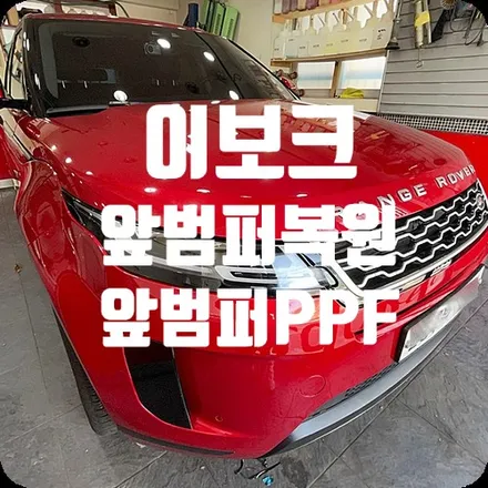 레인지로버 이보크 앞범퍼복원 / 앞범퍼PPF / 서울 서대문구