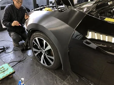 닛산 맥시마 블랙브러쉬 자동차 전체랩핑 가격상담 / 서울 서대문