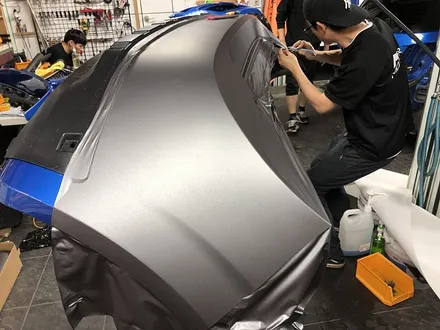 무광랩핑 매트차콜메탈릭 전체랩핑 아베오 / 서울 서대문