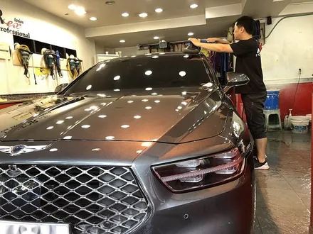 제네시스 G90 신차코팅 나노세라믹코팅 진행 / 서울 서대문