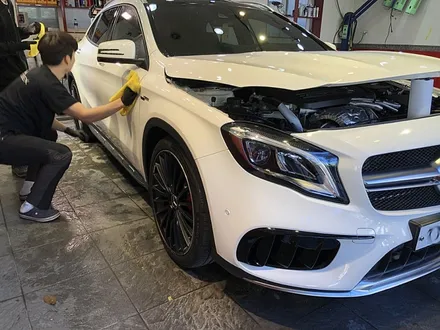 벤츠GLA45 AMG 신차 나노세라믹코팅 헤드라이트PPF / 서울 서대문