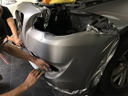 BMW528i 전체랩핑 가격 상담후 티타늄브러쉬 랩핑으로 결정 / 서울 서대문