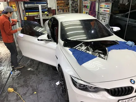 BMW M4 컨버터블 신차썬팅 생활보호PPF B형 / 서울 서대문