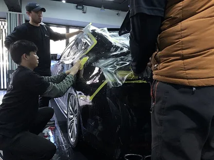 제네시스 G80 후방추돌 전체 PPF 보험처리 / 서울 서대문