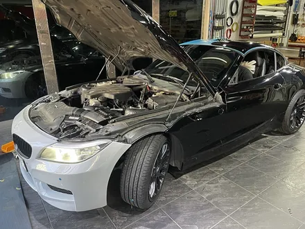 자동차랩핑 BMW Z4 색상변경 [3M2080-GP240 글로스 화이트 골드 스파클] / 서울 서대문구