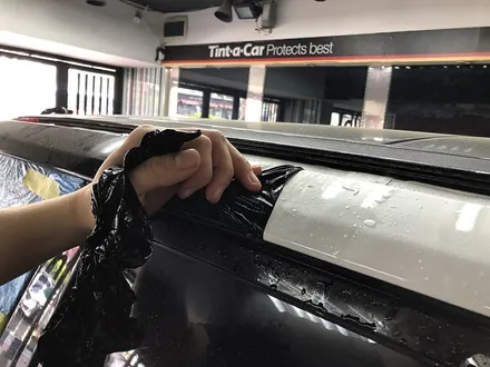 레인지로버 보그 전체랩핑 사틴블랙 / 서울 서대문