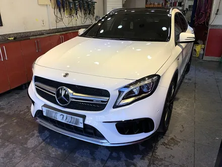 벤츠GLA45 AMG 신차 나노세라믹코팅 헤드라이트PPF / 서울 서대문