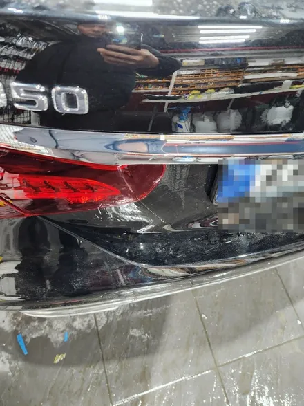 벤츠 E350 접촉사고 트렁크 교체 외제차수리 공업사 차량 스크래치 제거 // 영등포구 구로구 양천구 / 서울 서대문