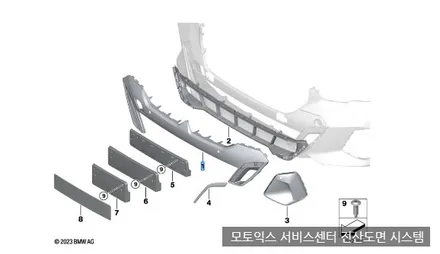 차량 범퍼 복원 가격 ? BMW G60 5시리즈 범퍼 깨짐 수리 업체 / 서울 서대문