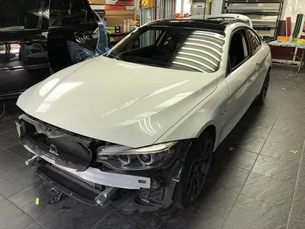 BMW 420d 그란쿠페 전체랩핑 재시공으로 화려한 변신 / 서울 서대문